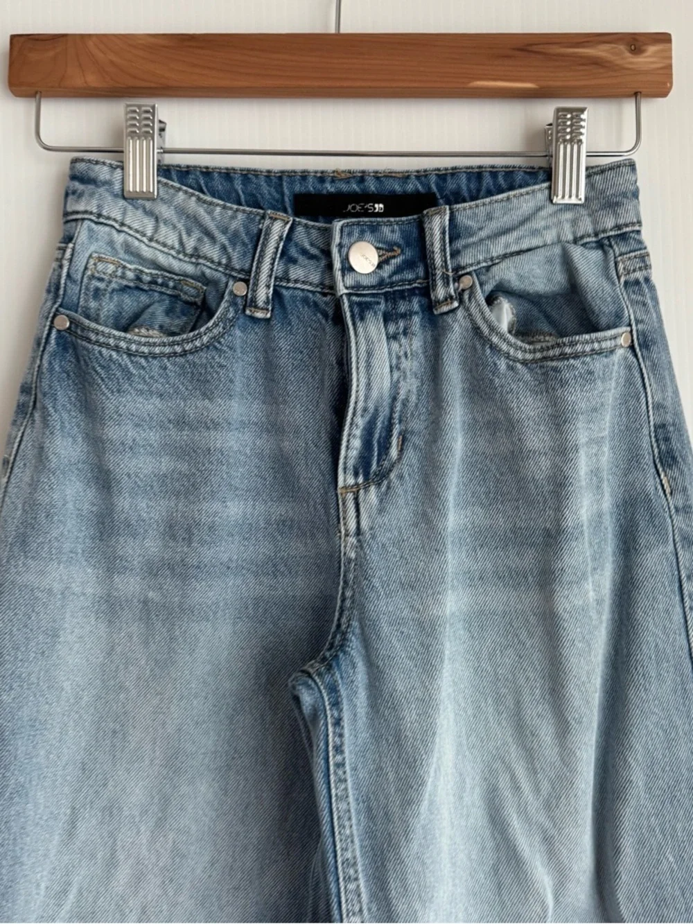 Old Navy Light Blue Girls Straight-Leg Jeans high rise slouchy straight